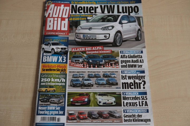 Deckblatt Auto Bild (23/2010)